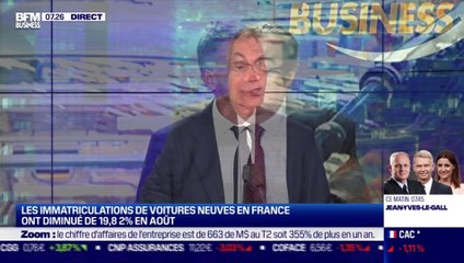 François Roudier (CCFA): Les immatriculations de voitures neuves ont diminué de 19,2% en août - 01/09