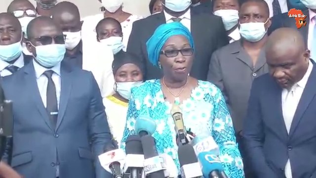 Minata Koné a déposé la candidature de Guillaume Kigbafori Soro, président de Générations et peuples solidaires (GPS) ce lundi 31 août 2020.