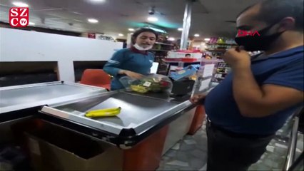 Maske takmayan kasiyer müşteri ile böyle tartıştı
