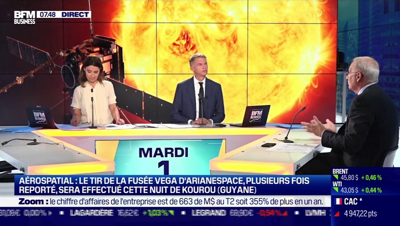 Jean-Yves Le Gall (CNES): Le tir de la fusée Vega d'Arianespace sera effectué cette nuit de Kourou (Guyane) - 01/09