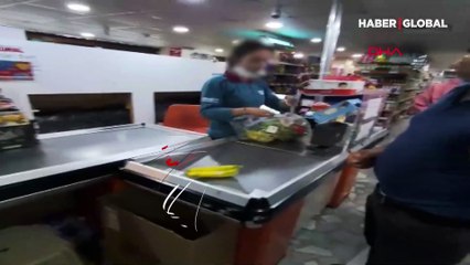 Maske takmayan kasiyer, müşteri ile tartıştı