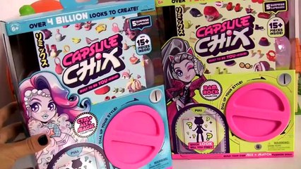 下载视频: Surprise Capsule Chix Doll with Capsule Machine Unboxing and Mix and Match Fashions and Accessories