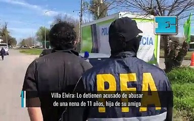 Villa Elvira: Lo detienen acusado de abusar de una nena de 11 años, hija de su amigo