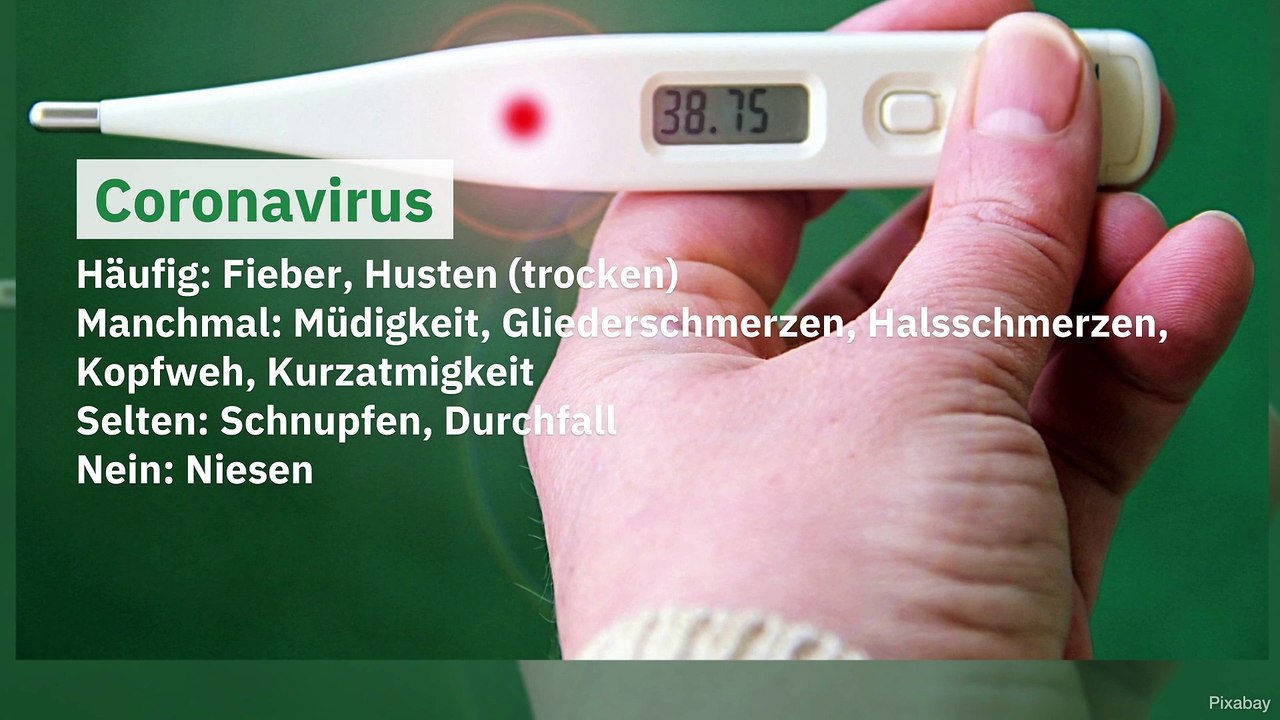 Das sind die Symptome von Corona, Grippe und Erkältung