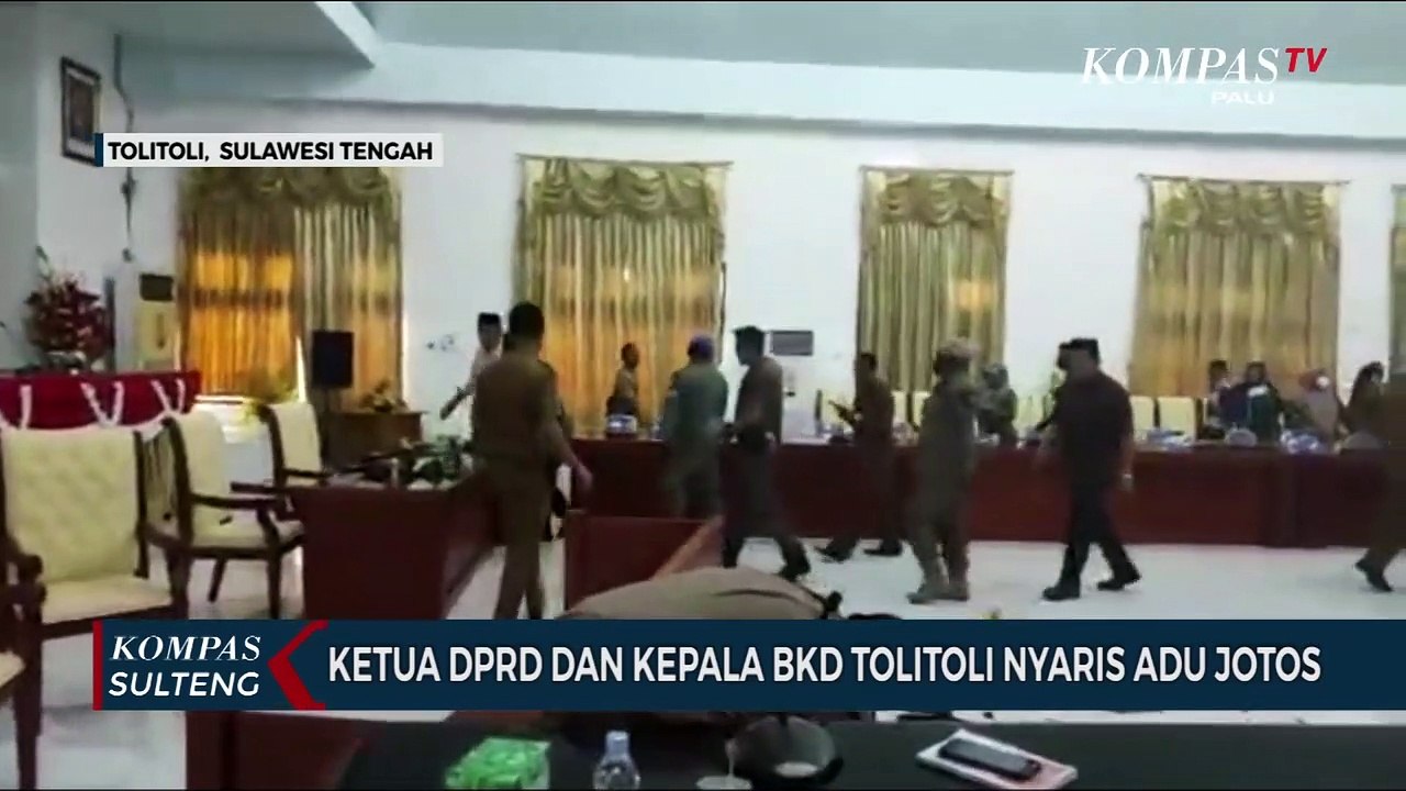 Ketua DPRD dan Kepala BKD Tolitoli Nyaris Adu Jotos