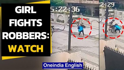 Punjabi girl fights off robbers on bike Fight like a girl Oneindia News