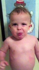 Baby Boy Has a Lot to Say About Bath Time