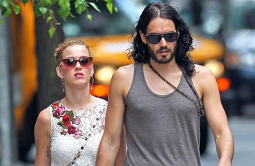 Katy Perry compara su breve matrimonio con Russell Brand con 'un tornado'