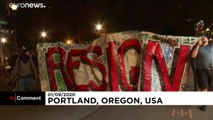 Polícia de Portland pede reforços contra manifestações