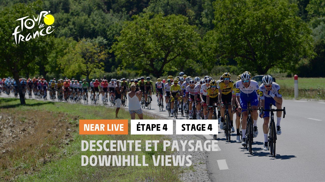#TDF2020 - Étape 4 / Stage 4 - Descente et pays...