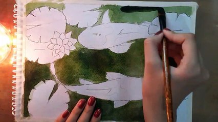 Koi Fish Painting |_ Boo Boo Painting