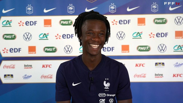 Eduardo Camavinga très satisfait de l'accueil de l'Equipe de France