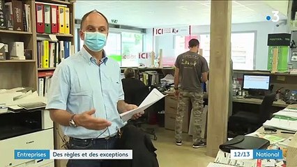 Masques en entreprises : quelles exceptions ?