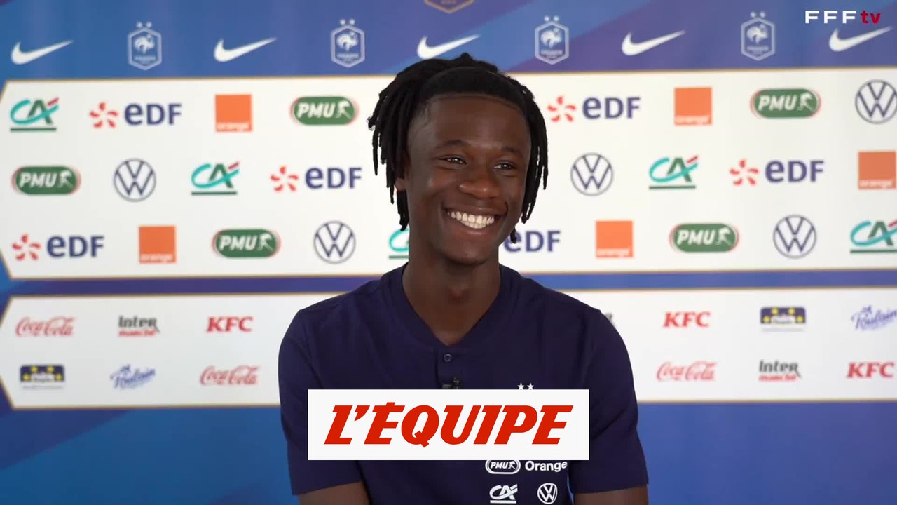 Camavinga : «Un rêve de gosse, même si je suis encore un enfant» - Foot - L. nations - Bleus