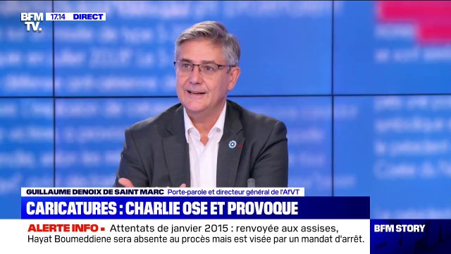 Charlie Hebdo: le directeur de l'Association française des victimes du terrorisme défend le droit au blasphème