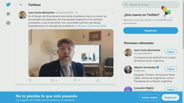 Argentina anuncia porcentajes de aceptación de bonistas de la deuda