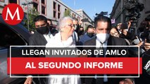 Llegan invitados de AMLO a Palacio Nacional