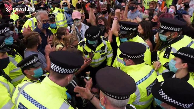 Dozens arrested at Extinction Rebellion protest in London