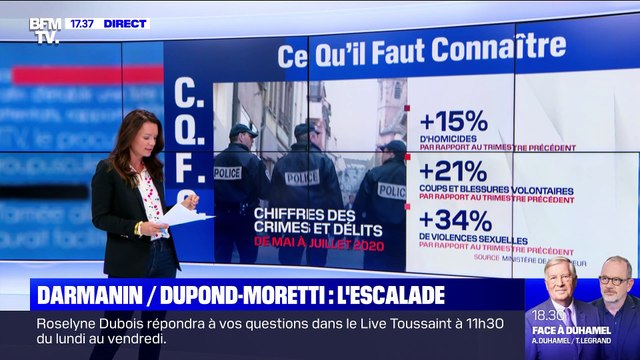 Story 3 : Divergences entre Eric Dupond-Moretti et Gérald Darmanin sur le mot ensauvagement - 01/09