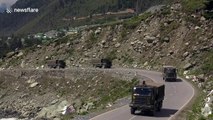 Intense Himalayan border standoff between China and India