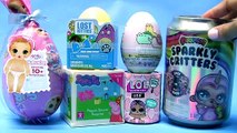 Slime Soda Sparkly Critters toy Surprise LOL Baby Born Kinder egg Play doh Peppa