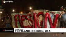 ABD'de protestoların sürdüğü Portland kentinde polis gece devriyesine çıkacak