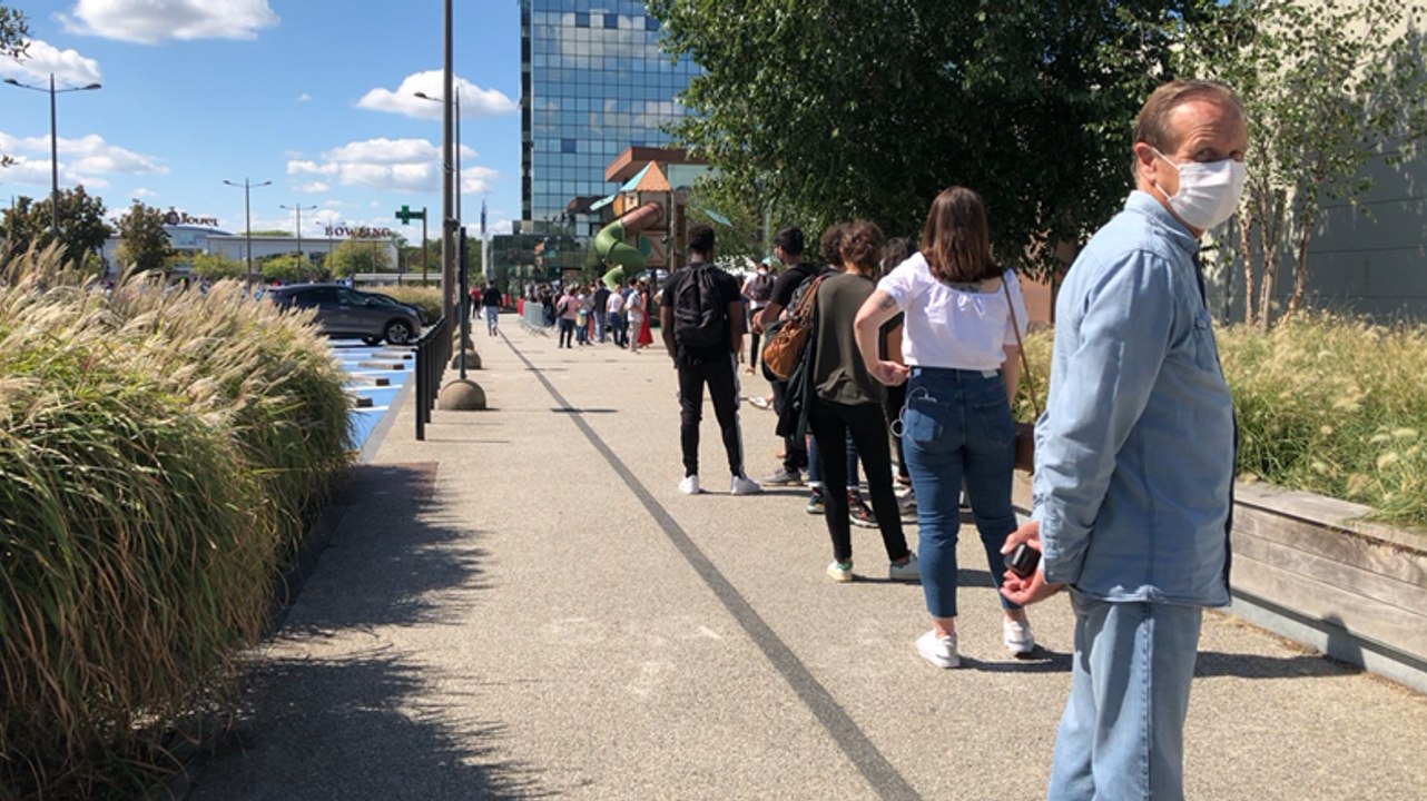 Rennes. 400 personnes se sont faites tester au Covid-19 aux abords du centre Alma.