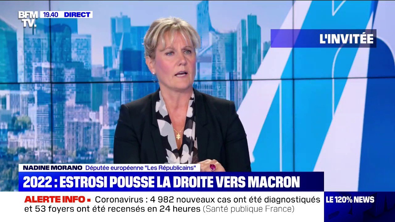 Nadine Morano (LR): "Christian Estrosi n'est pas le porte-parole des Républicains" pour les appeler à voter Macron en 2022