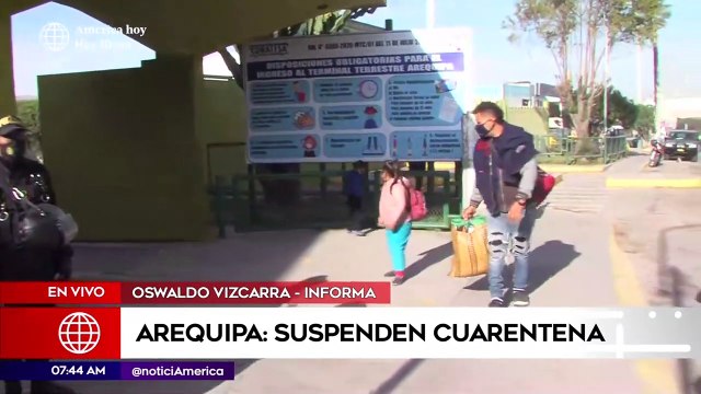 Cuarentena se levanta en parte de Arequipa con reinicio de actividades | Primera Edición (HOY)