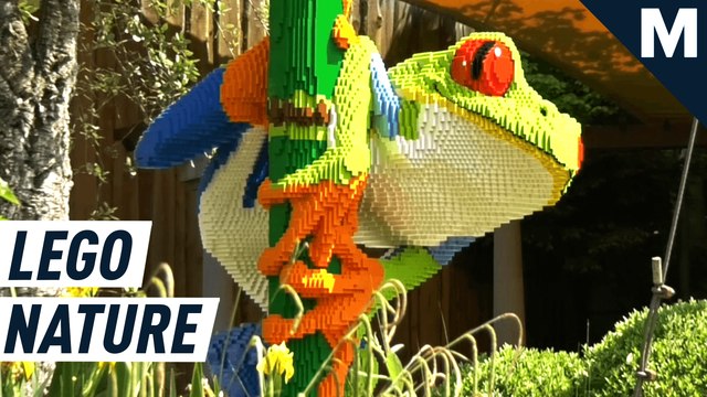 These massive animal sculptures are made out of Legos