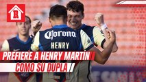 Federico Viñas prefiere a Henry Martín como su dupla en ataque