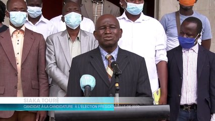 Présidentielle 2020 : Siaka Touré dépose son dossier de candidature