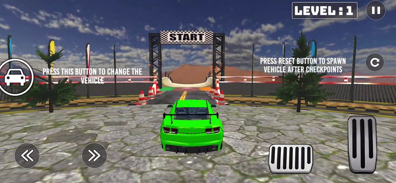 Stunts Car - Impossible 3D
