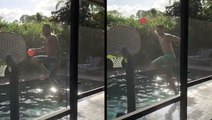 Father Destroys Son In Water HORSE Game