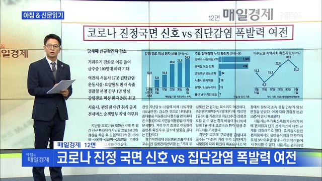 신문브리핑3 위중·중증환자 2주 새 9명→104명 급증 외 주요기사