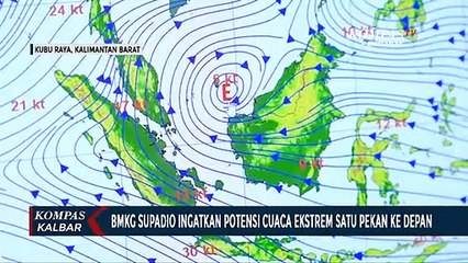 Waspada! Cuaca Ekstrem akan Melanda Kalbar Sepekan ke Depan