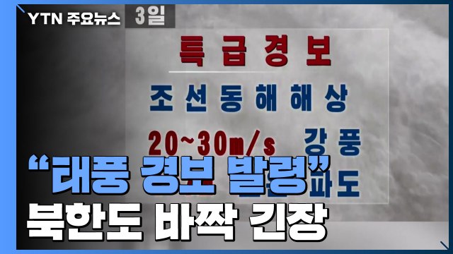 北도 바짝 긴장 태풍 경보 발령...양식장·부두 보호 총력 / YTN