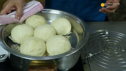 Steamed Ladi Pav Recipe without Oven - Steamed Bun Recipe - Nisha Madhulika - Rajasthani Recipe - Best Recipe House