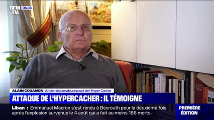 Alain Couanon, rescapé de l'attaque de l'Hyper Cacher le 9 janvier 2015, raconte ce qu'il a vécu