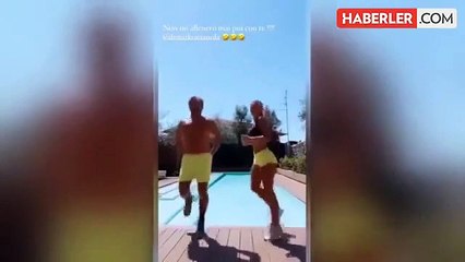 Güzel spiker Diletta Leotta'ya sulu şaka! Havuza atıldı