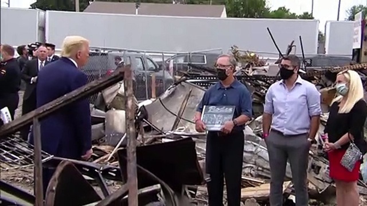 Trump inszeniert sich in Kenosha als Garant für Recht und Ordnung