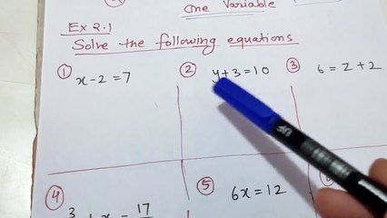 Ch 2 Linear Equation In One Variable Exercise 2.1 Class 8 Maths RBSE CBSE NCERT_1