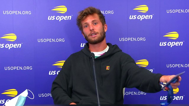 US Open 2020 - Corentin Moutet : La bulle, c'est assez compliqué pour tout le monde mais j'ai l'habitude d'être dans ma bulle en tournoi