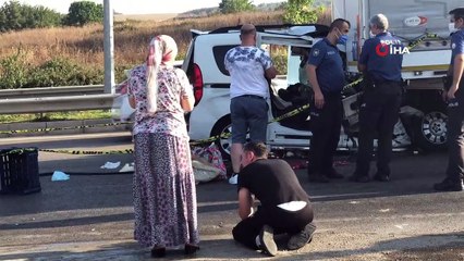 Kına dönüşü düğün yolunda genç çifti ölüm ayırdı