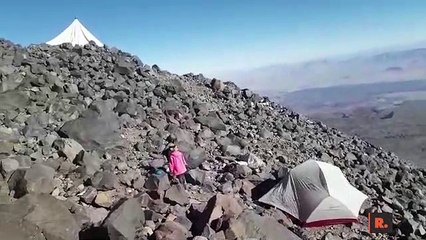 Ağrı Dağı'nda bir minik şerpa