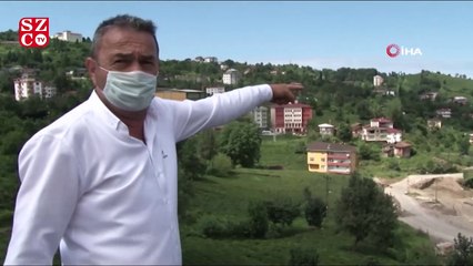 Rize’de 85 yaşındaki kadını mağdur eden yol projesi