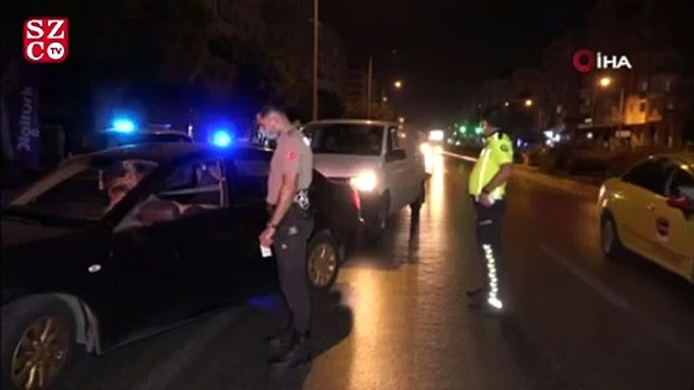 Polis maske ve trafik denetimi yaptı, maskeli sürücü bulamadı