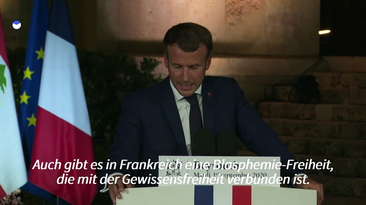 Macron verteidigt vor 'Charlie Hebdo'-Prozess Recht auf Blasphemie