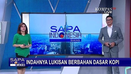 Unik dan Indah, Lukisan Berbahan Dasar Kopi