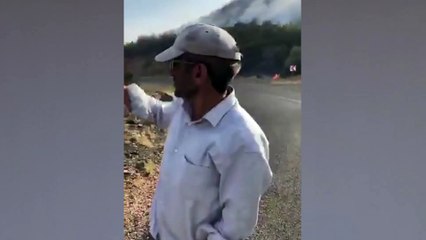 Bingöl'de 3 ayrı noktada orman yangını; 2’si söndürüldü; Servi bölgesindeki yangın sürüyor